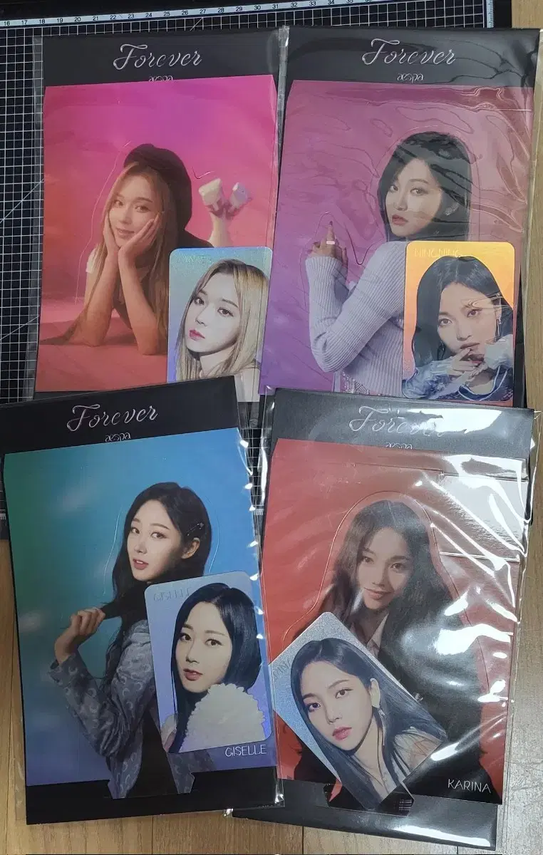 Aespa Forever hologram photocard unsealed/ karina giselle winter ningning holka