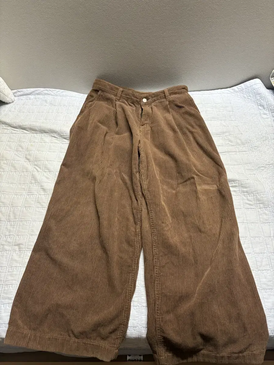 Comme des Garçons Balloon Wide Corduroy Pants Dark Brown