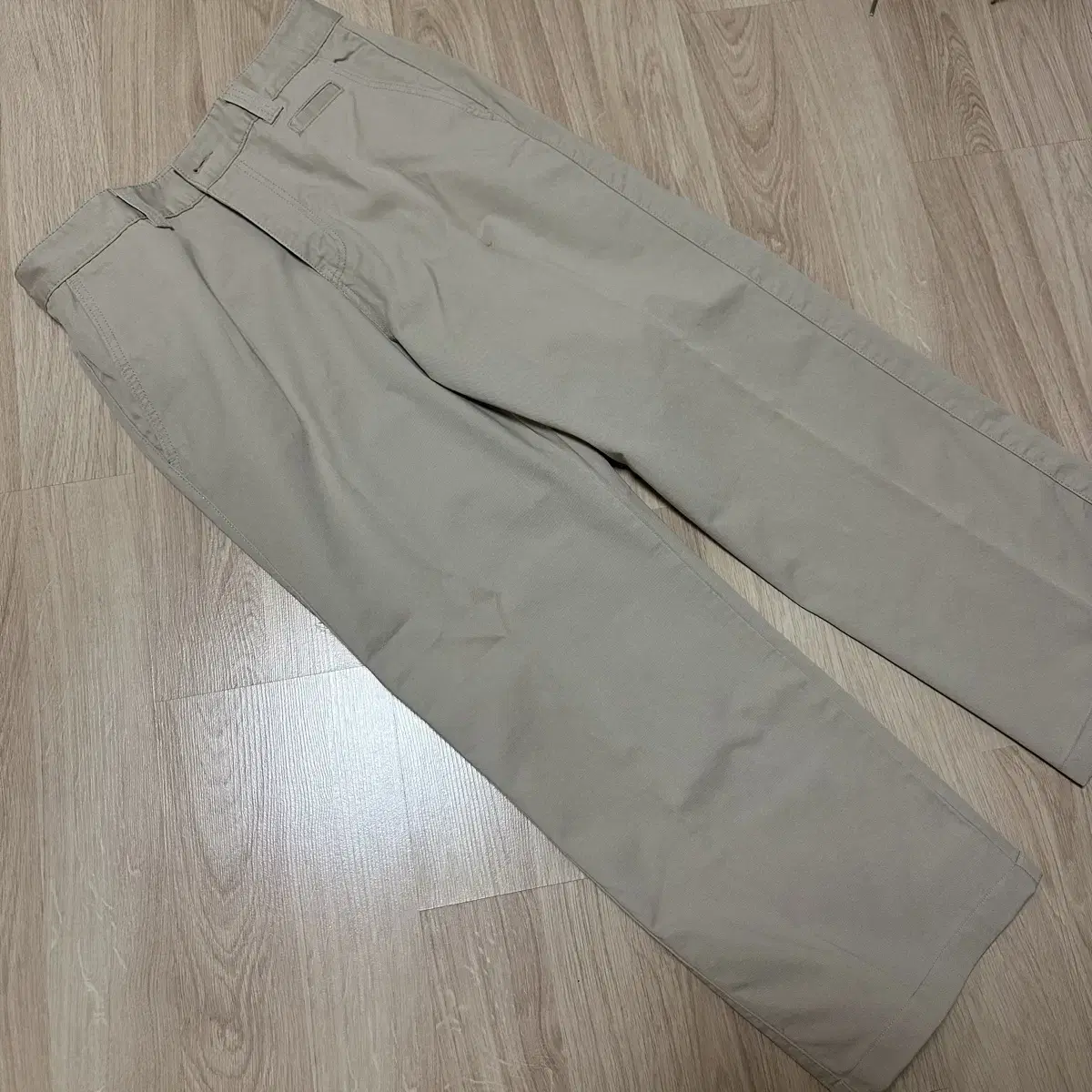 애습 asp cotton pants size L beige Never worn