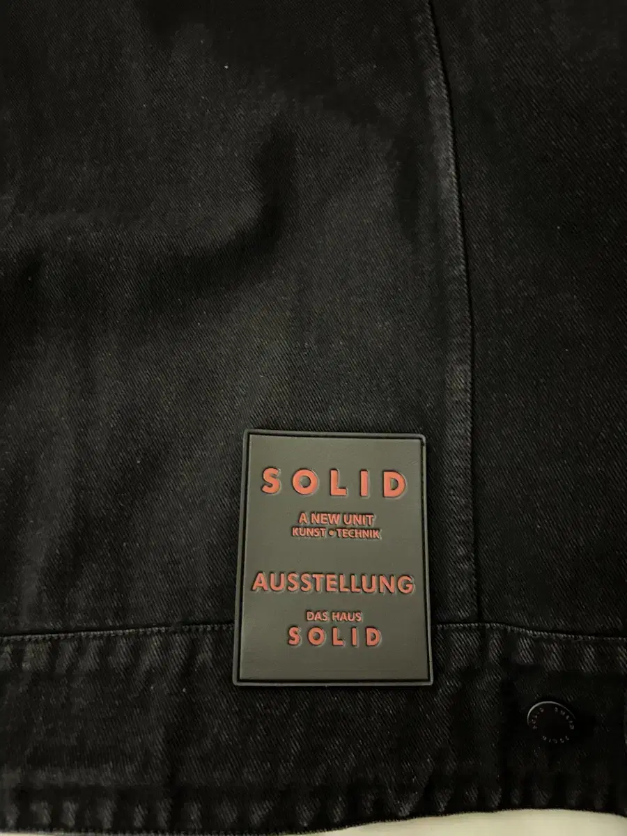 Solid Homme Black Jeans Jacket 48