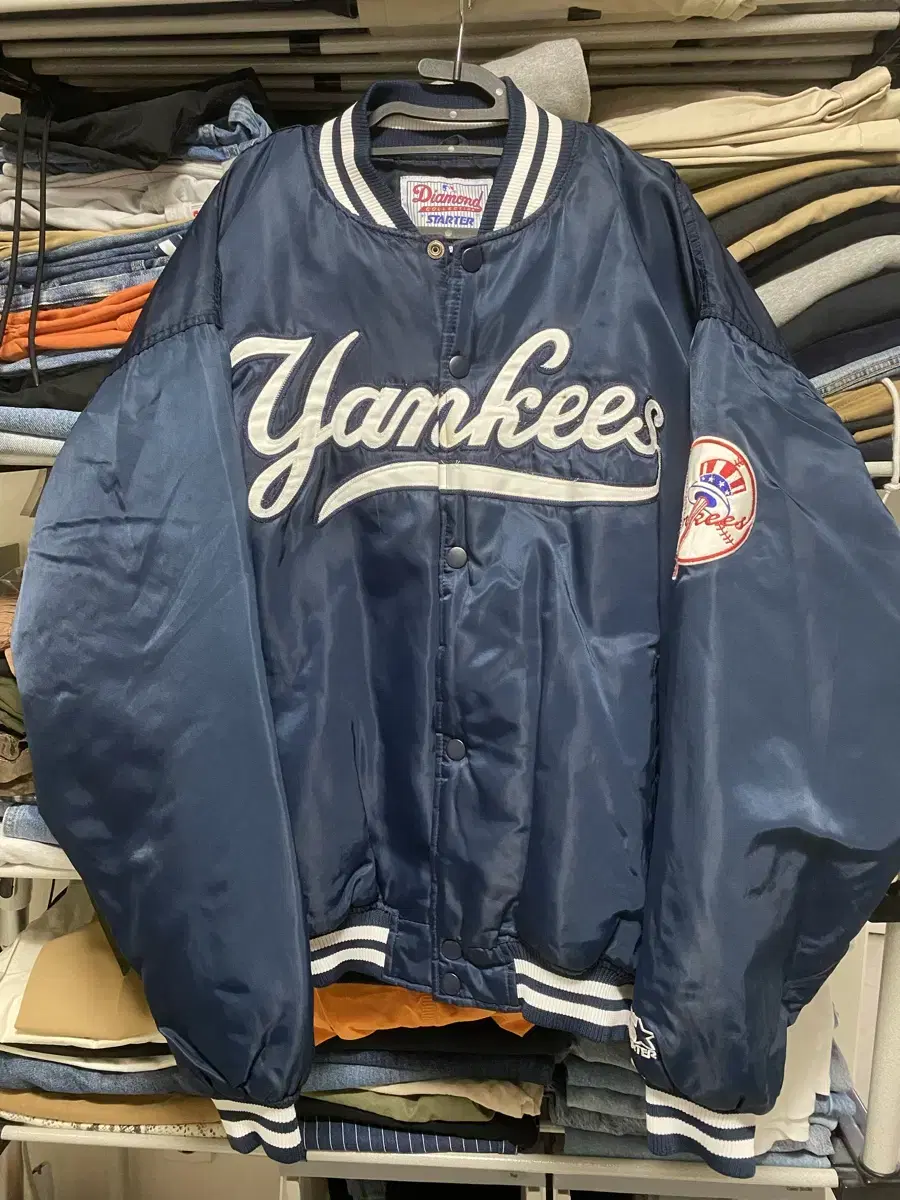 New York Yankees Starter Satin Baseball Jumper Dia.