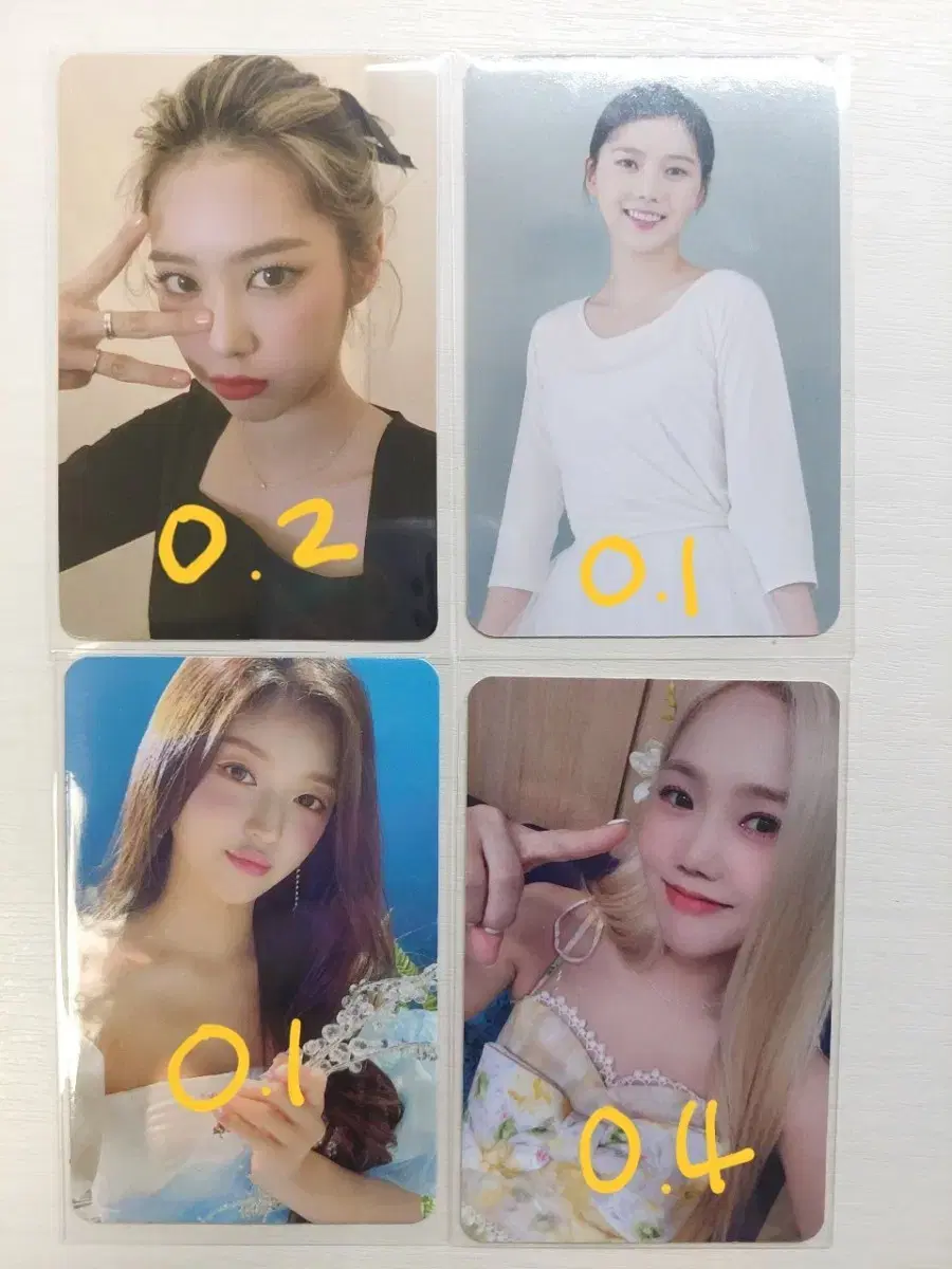 Oh My Girl Photocard (Lilup Jiho/Multi-seasonal Hyojung/Lee Yeoreum & Hyojung unreleased photocard)