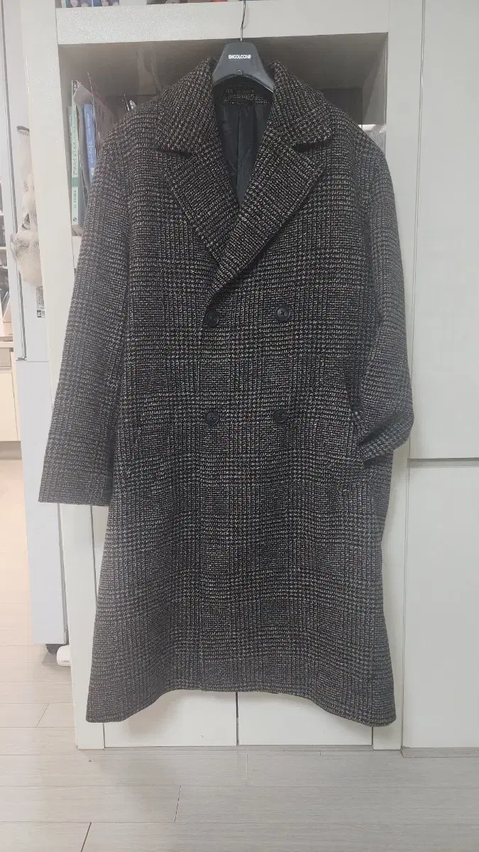 Zara Check Woolen Coat size XL