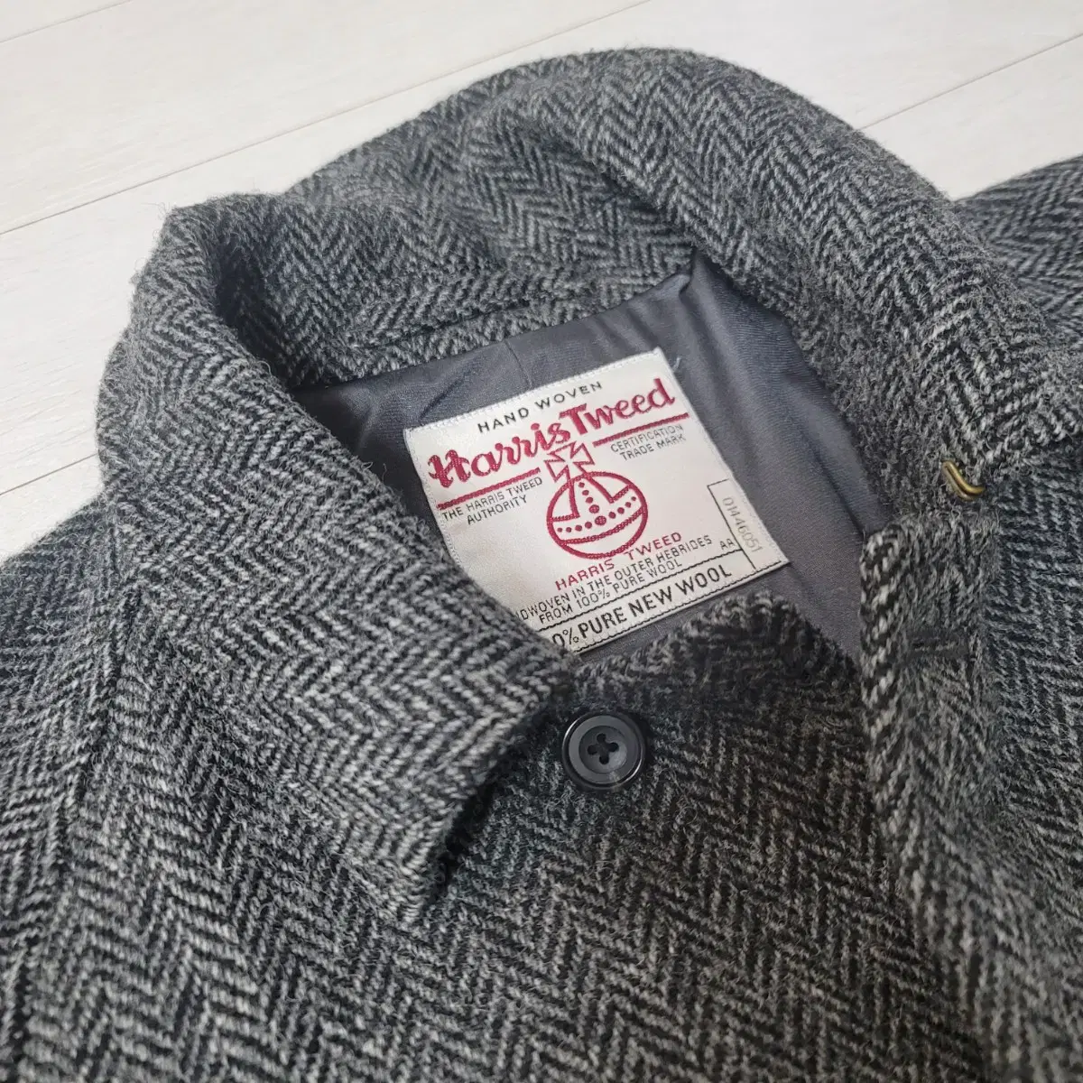 Beams Plus Harvestweed Windstopper Balmacan Wool Coat