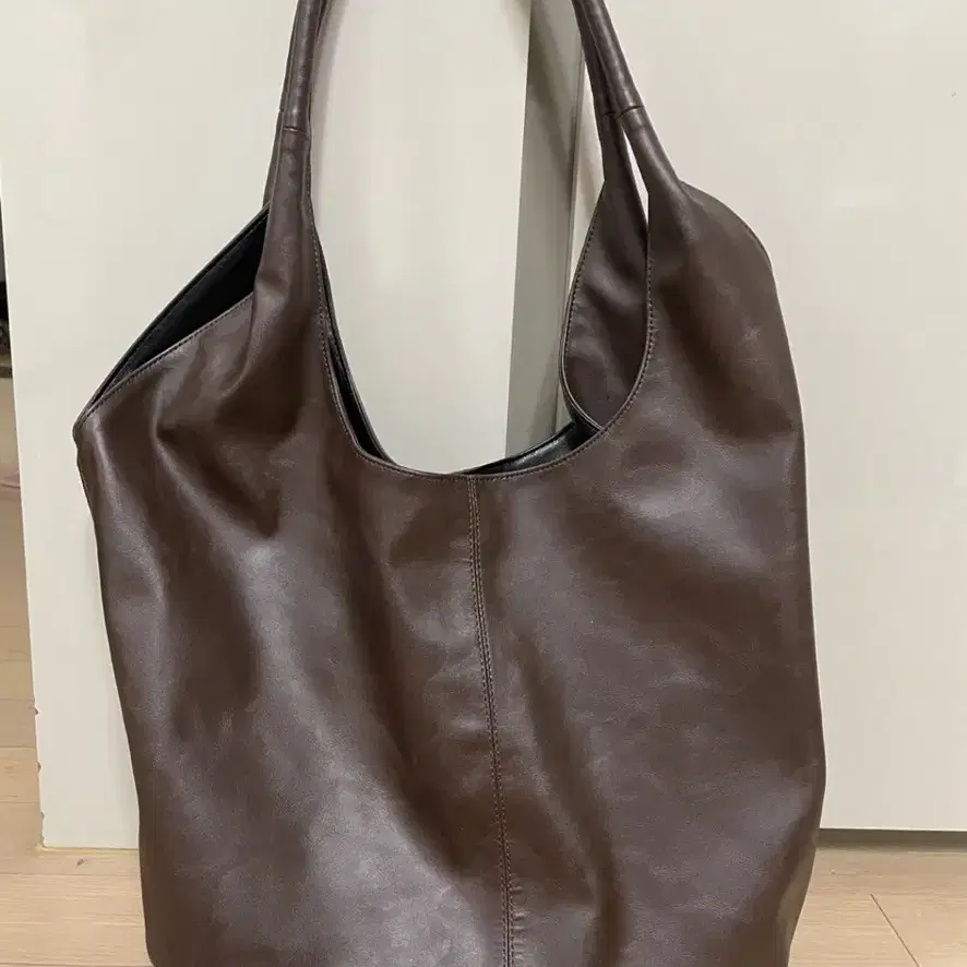 여밈 vase bag - choco brown