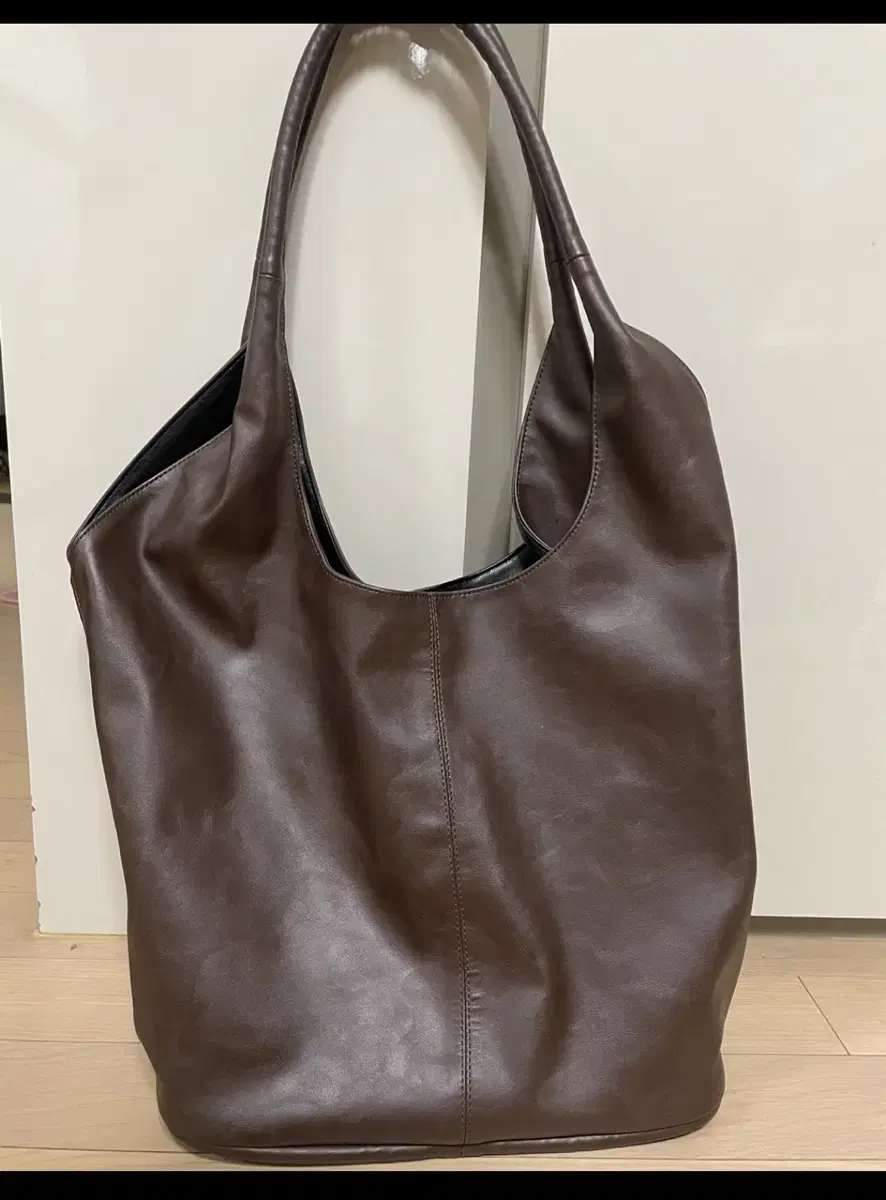 여밈 vase bag - choco brown