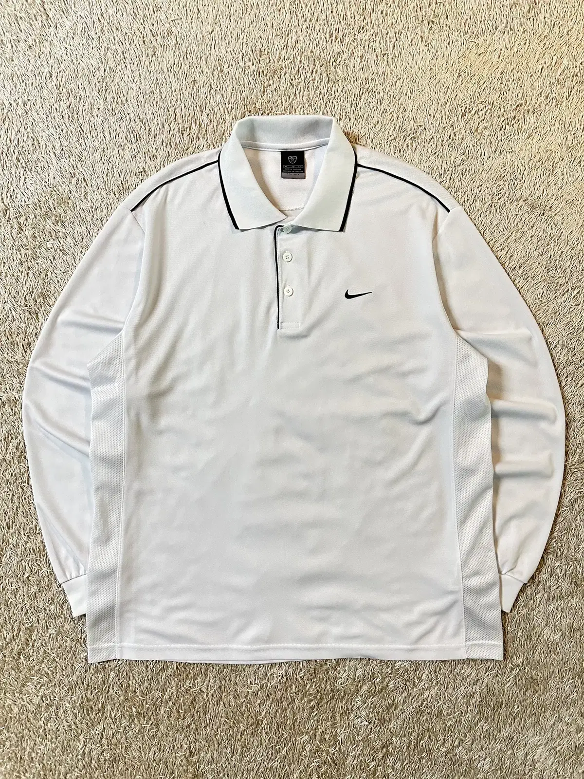 [XL] 나이키 골프 NIKE GOLF 기능성 긴팔 카라티 화이트