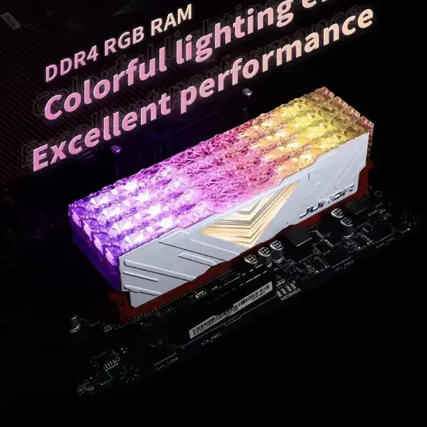 JUHOR DDR4 LED RBG RAM 16기가