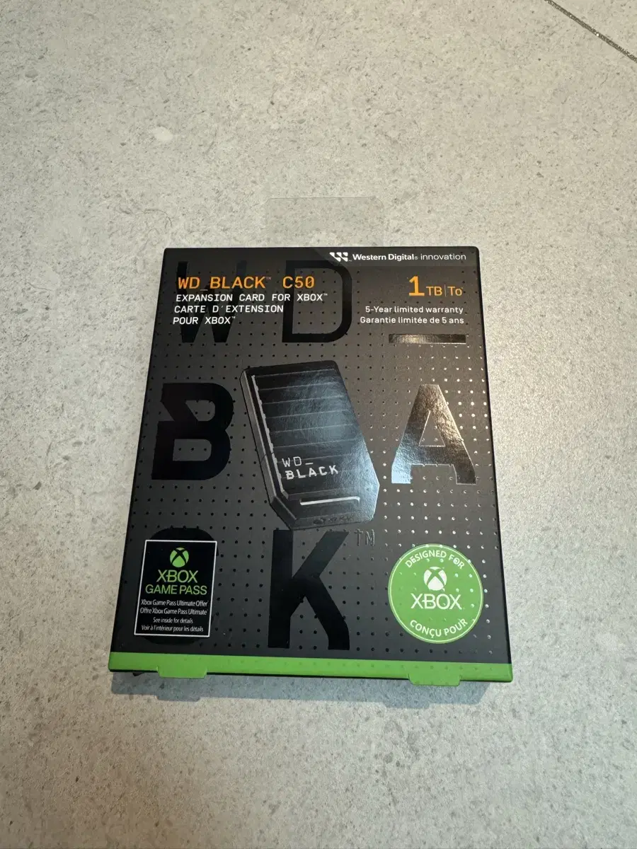 XBOX WD External SSD 1TB sealed New product for sale.