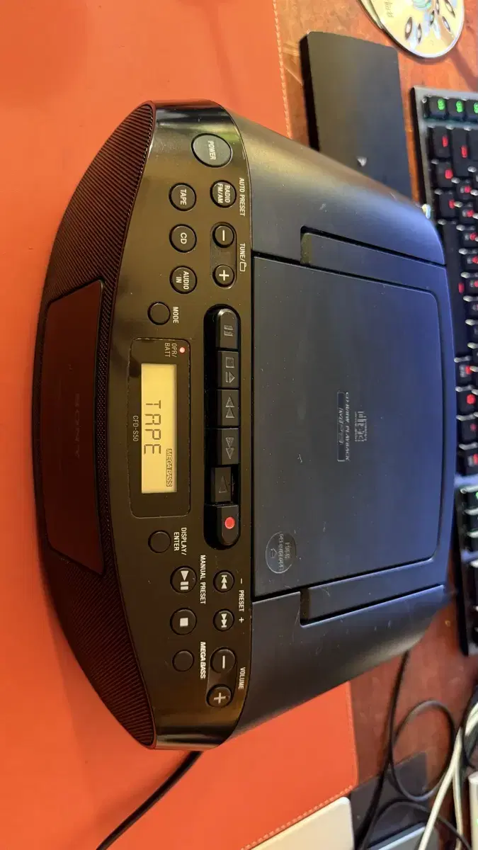 Sony cfd s50 소니 카세트CD 라디오