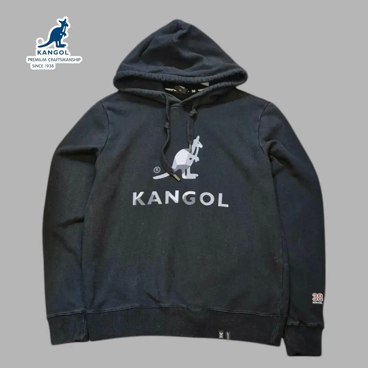 (M)Kangol Black Hood