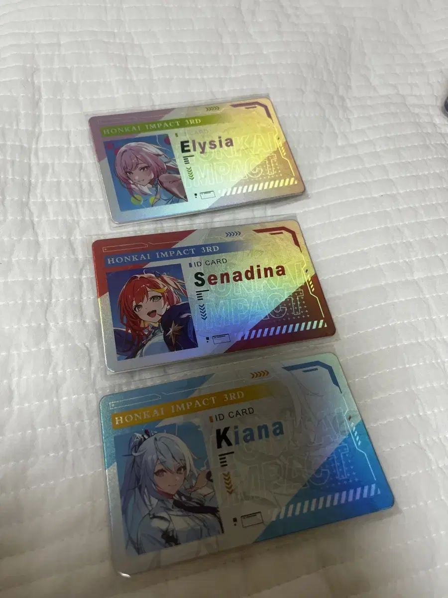 [Collapse3rd][Hoyoland] Character ID Cards Senadia, Elysia, Kiana