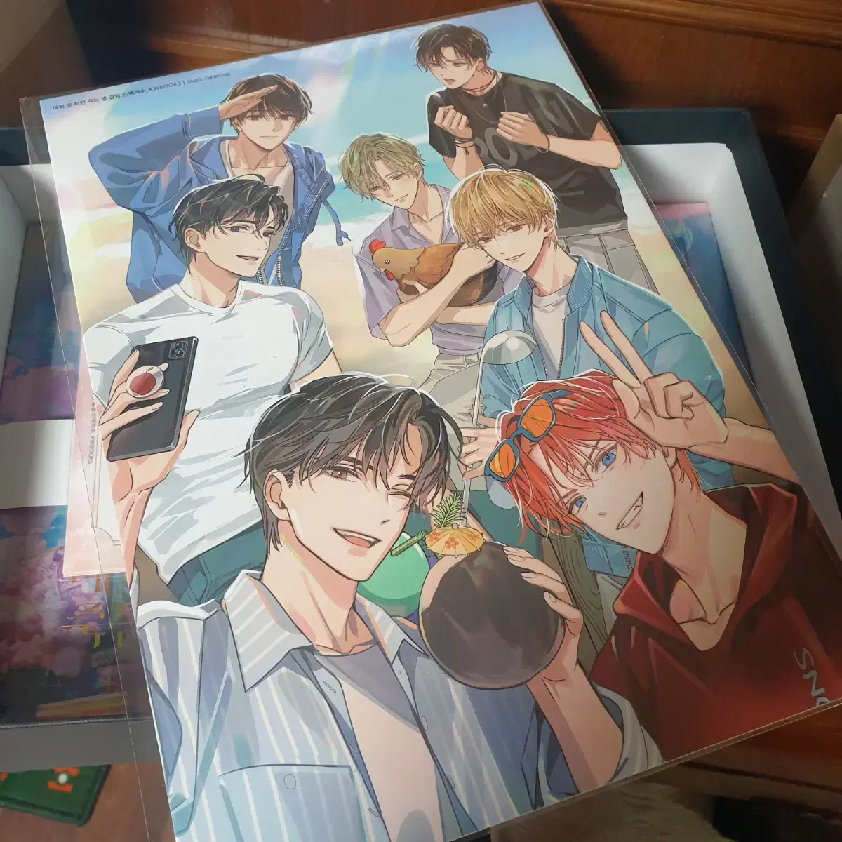 Testa 3-part book set illustration board poster sell WTS