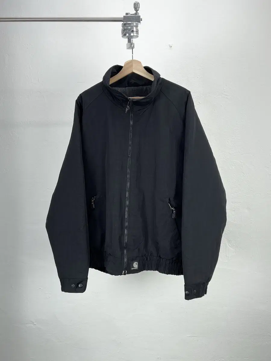 Calhart Black Basic Over Nylon Jacket