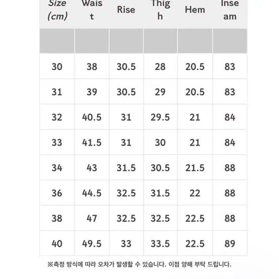 [38] 제라도 301xx 데님