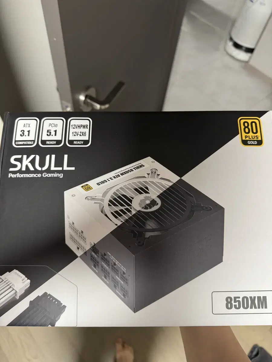 NEWZEN SKULL 850w 풀모듈러 화이트 파워