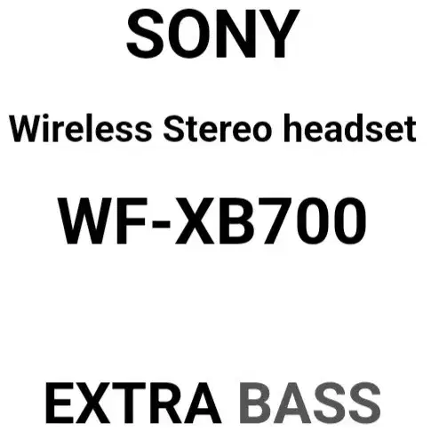 [소니코리아 정발제품 새제품] SONY XB700 베이스 강화 이어폰.