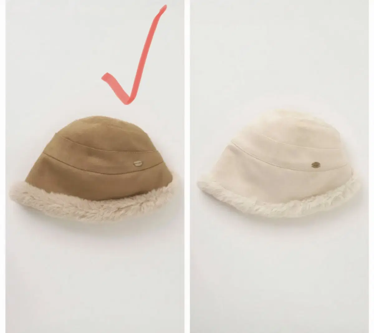 (새제품) 호와스 poppy suede hat (camel)