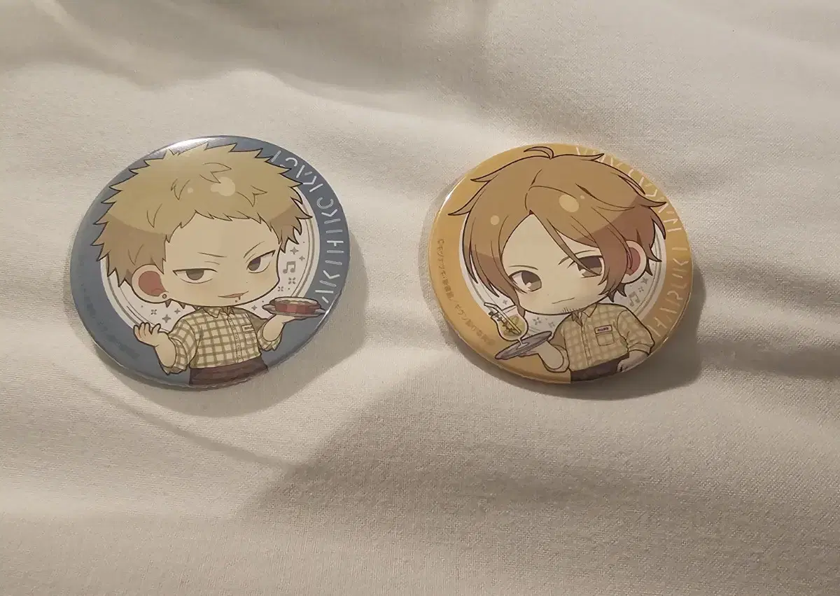 Sweet Paradise Given Collaboration Goods (Ritsu, Akiharu/Acrylic, Badge)