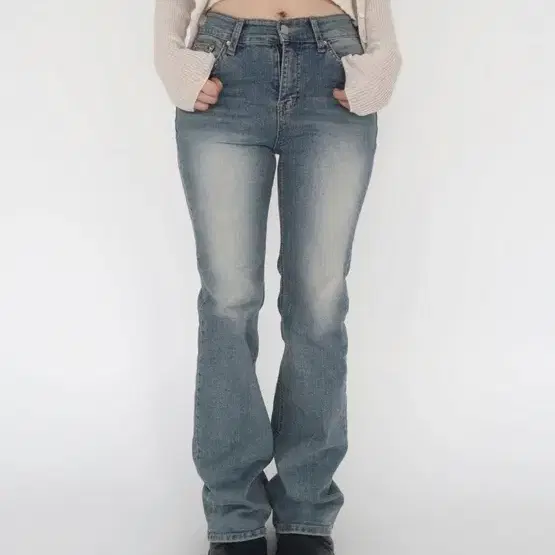 아워캐비넷 ocean denim pants