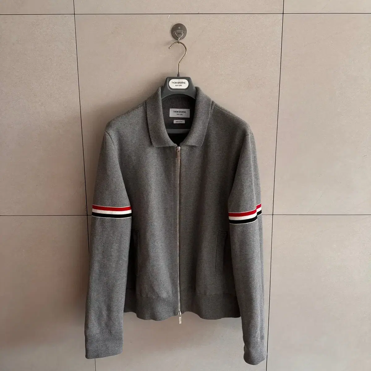 [ Department Store Edition / 4SIZE ] Thom Browne Milano Stitch Knit Zip Up