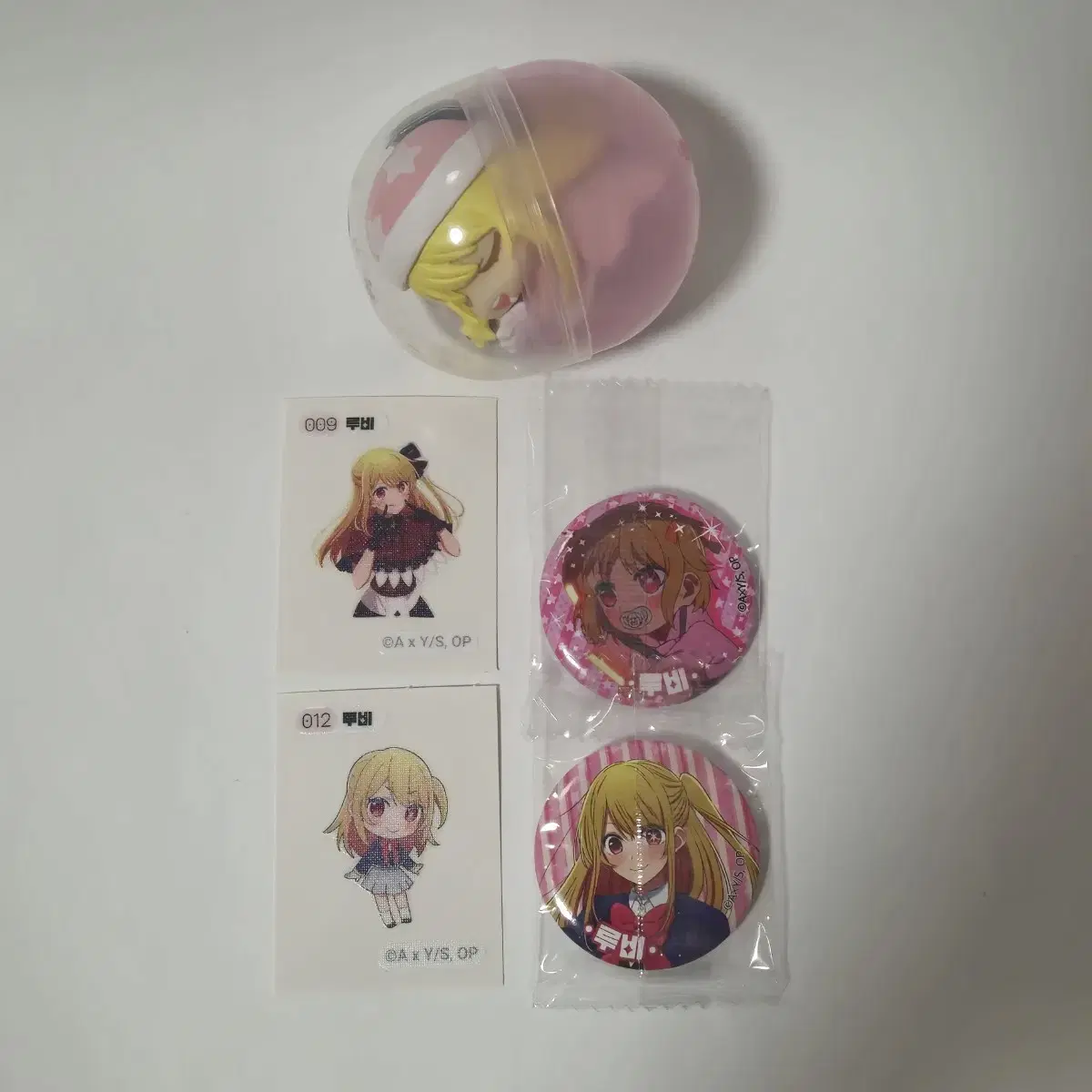 Favorite Child Hoshino Ruby Onemoutan Figure Bandeau Seal Badge