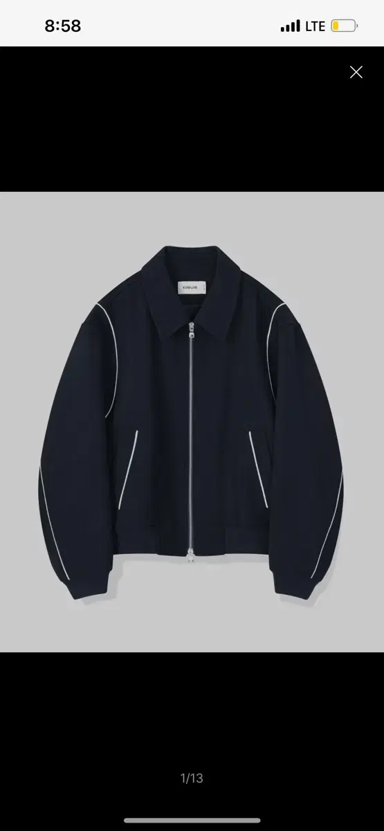 KEYMUIR WOOL 2-WAY Varsity Jacket_Navy