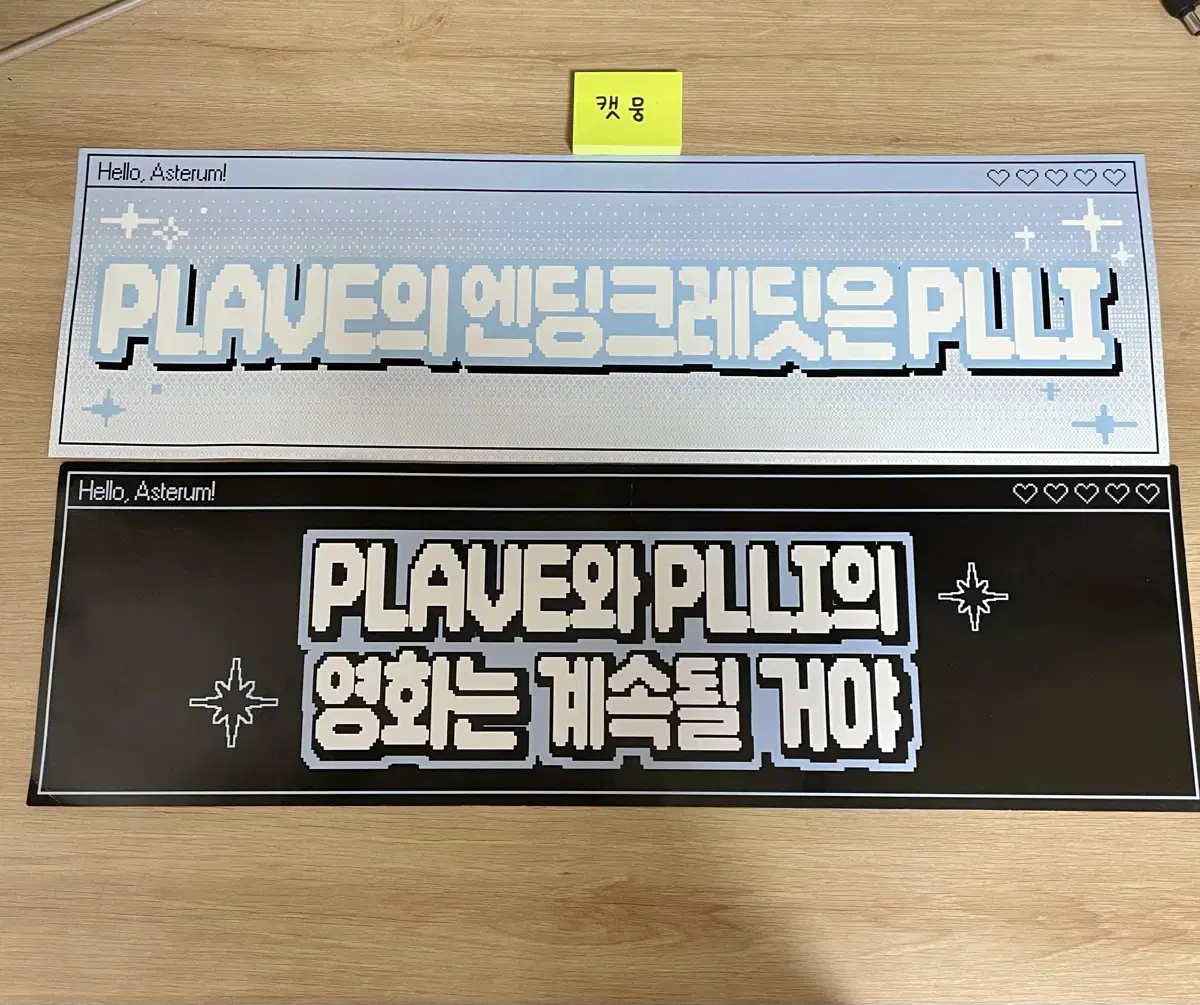 (takpo/bulk)plave fanconcert both days slogan