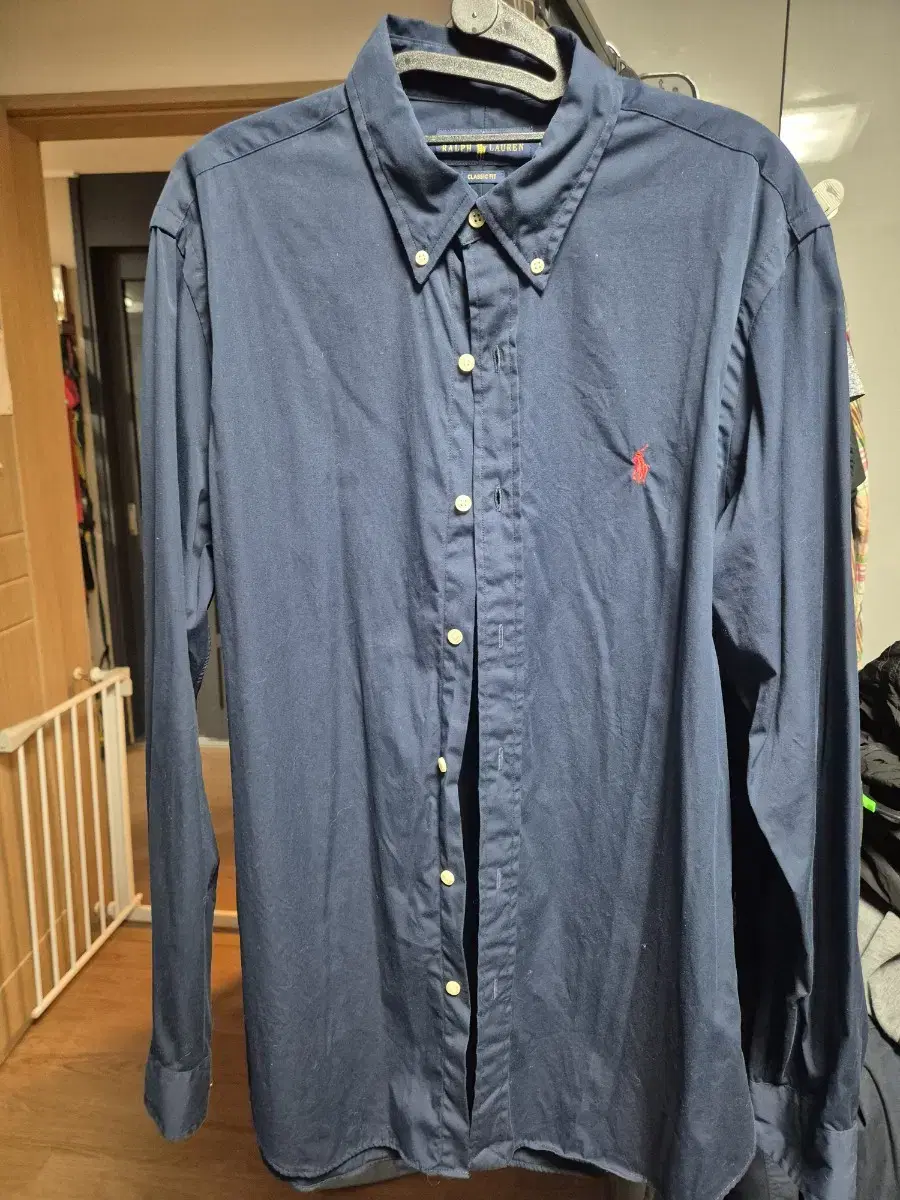 Polo Classic Fit Shirt Navy L Store Edition