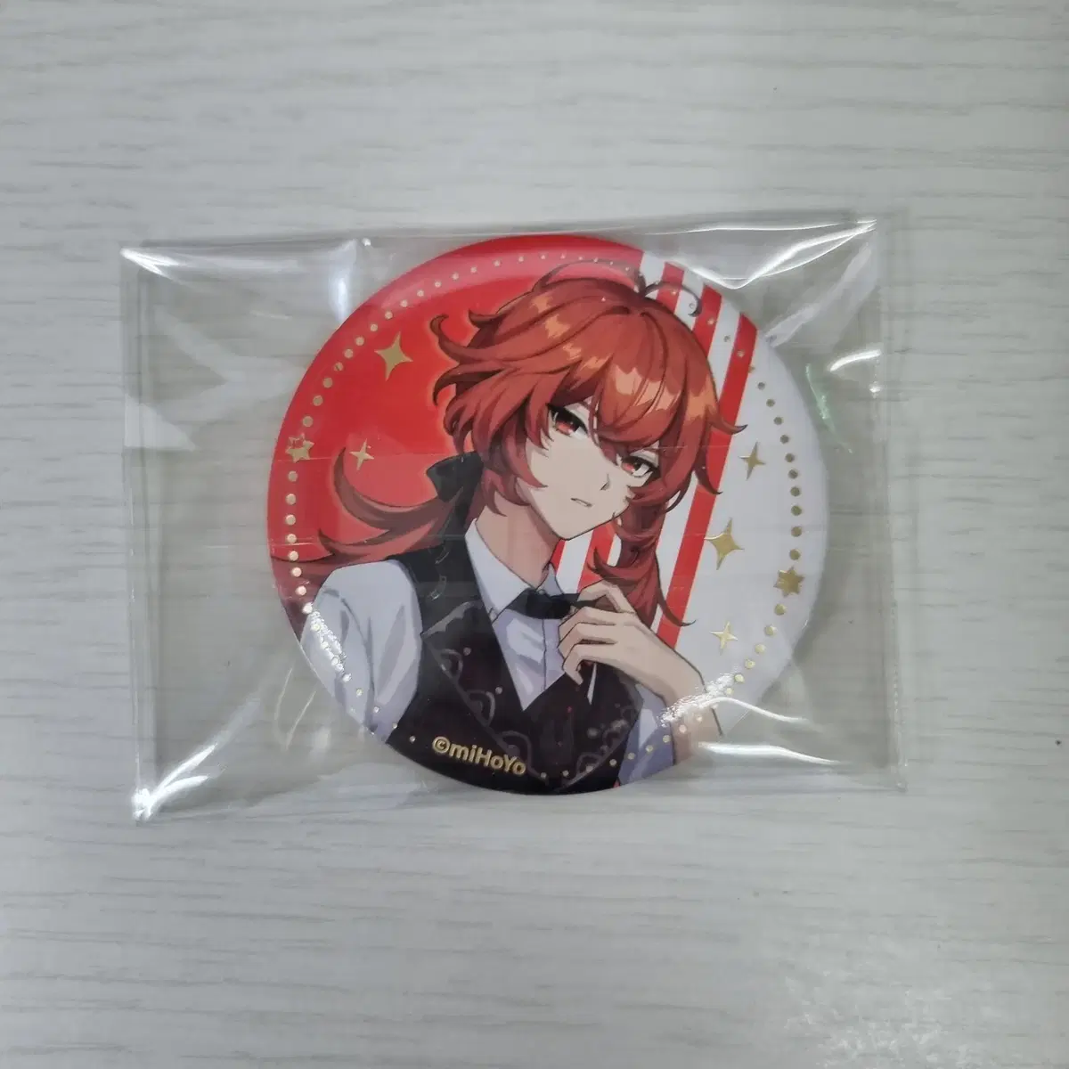 Genshin Impact Diluc KFC Collaboration Can Badge