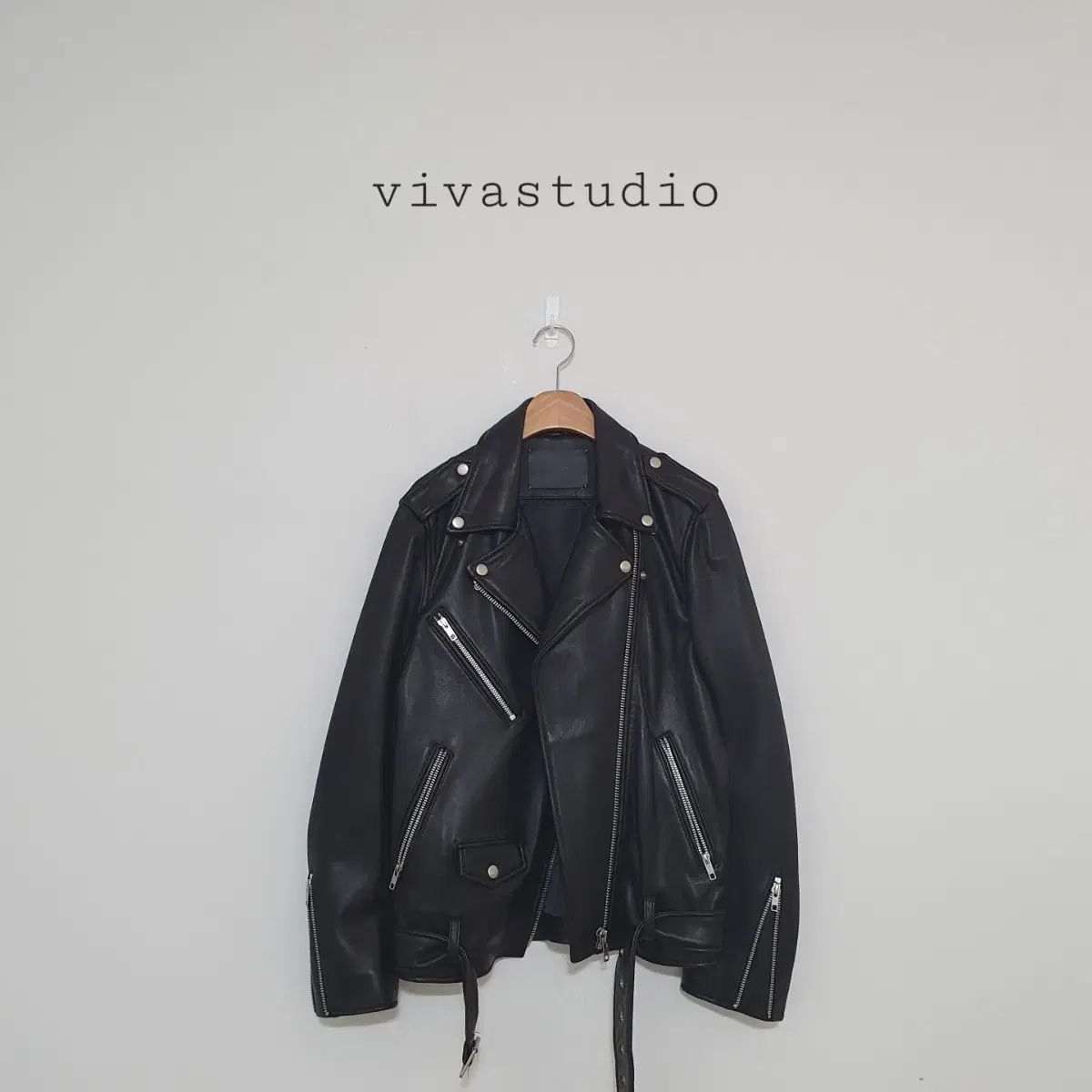 No.24111712 VivaStudio Rider Jacket VivaStudio Leather Jacket Sheepskin