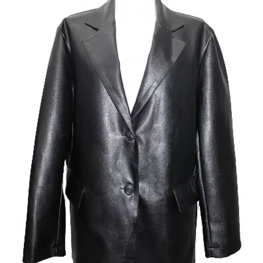 미애 Autumn leather jacket (black)