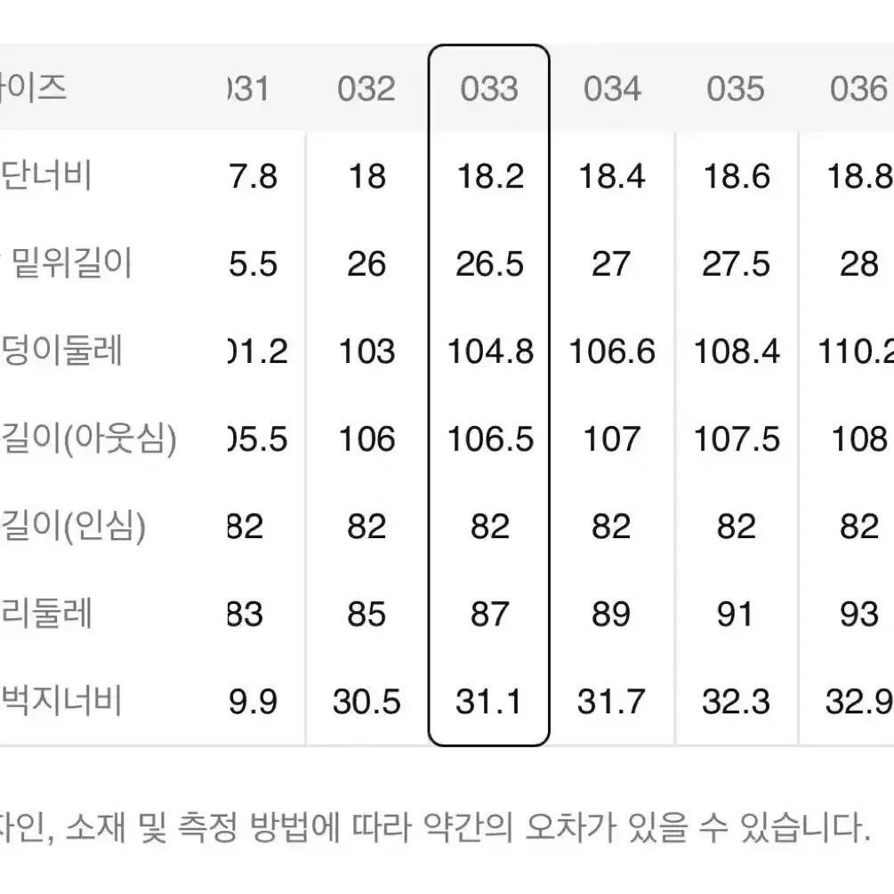 빈폴 에센셜 치노팬츠 카키 33사이즈