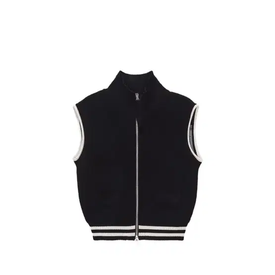 마뗑킴 니트 조끼 spell point stripe knit vest