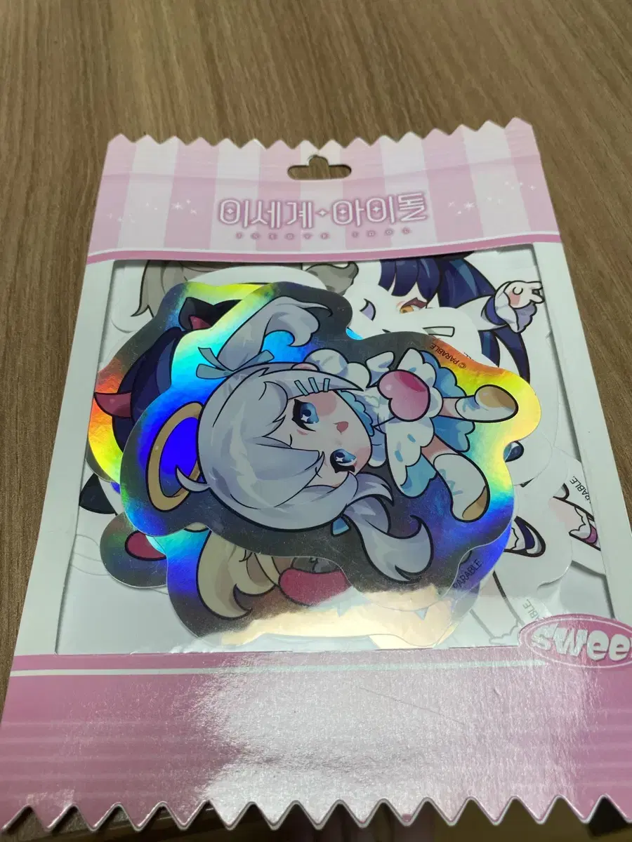 Icedol Isepop sticker ISEGYE IDOL Simply unsealed