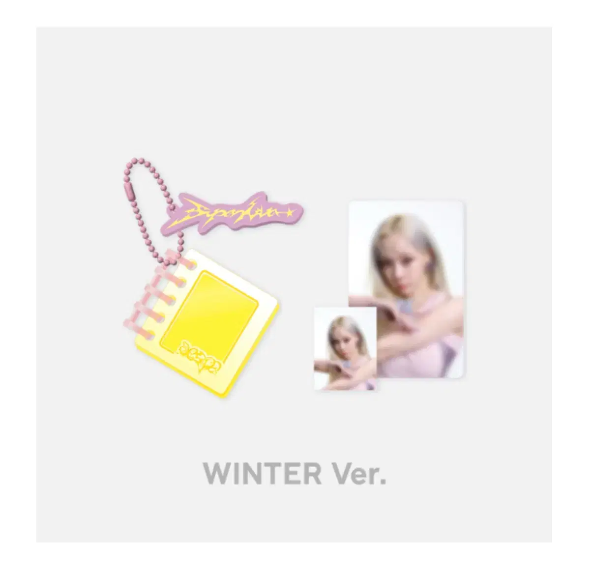 Cost) aespa winter Armageddon smtown &store MD photocard keyring sells