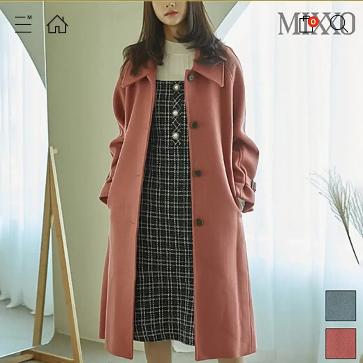 [66] MIXXO  롱코트