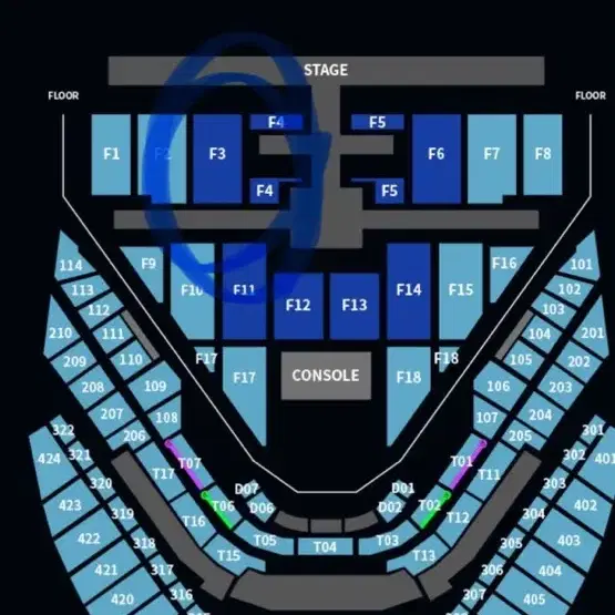 127 콘서트 양도해요 F3구역 12열 첫콘 티포 400000 티켓베이