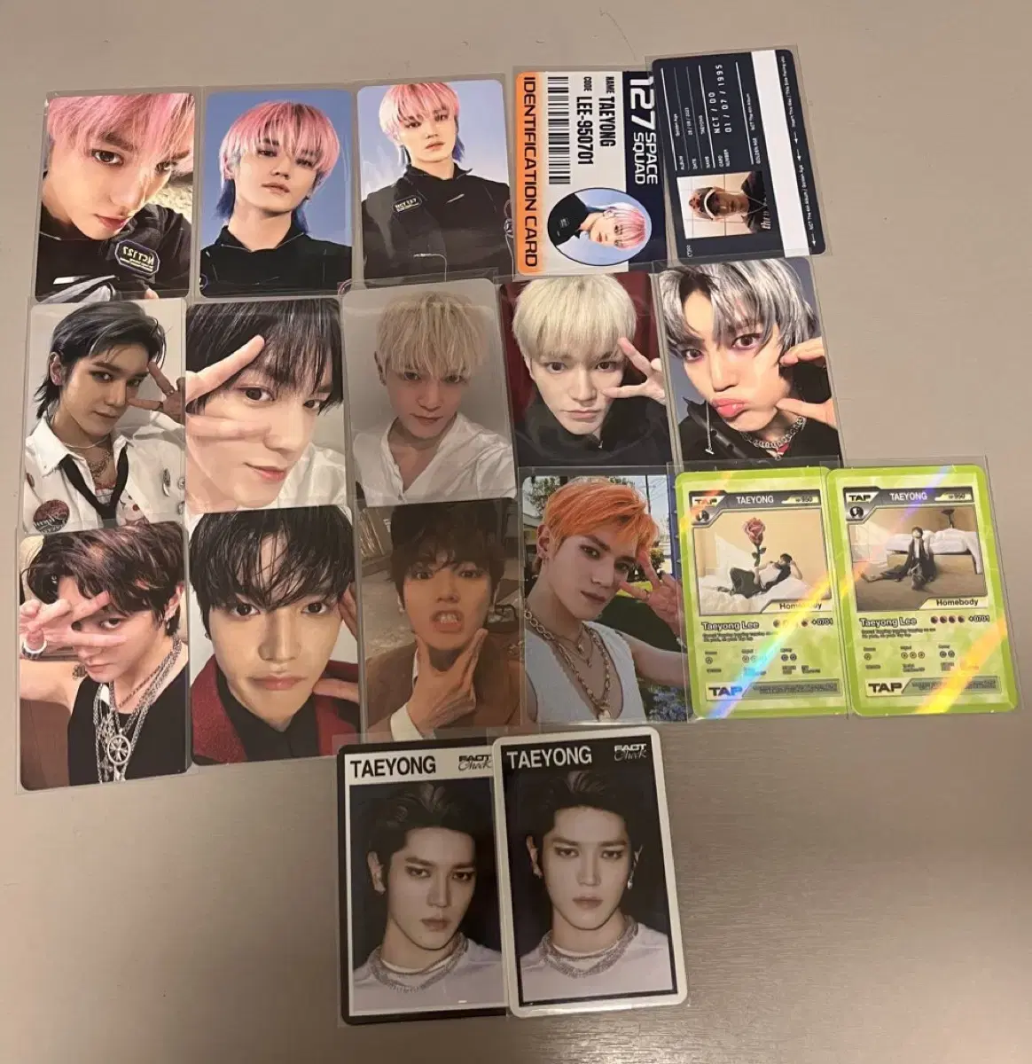 nct nct127 taeyong ilchil photocard wts tap seasons greetings unreleased photocard pre-order benefit haechan mark