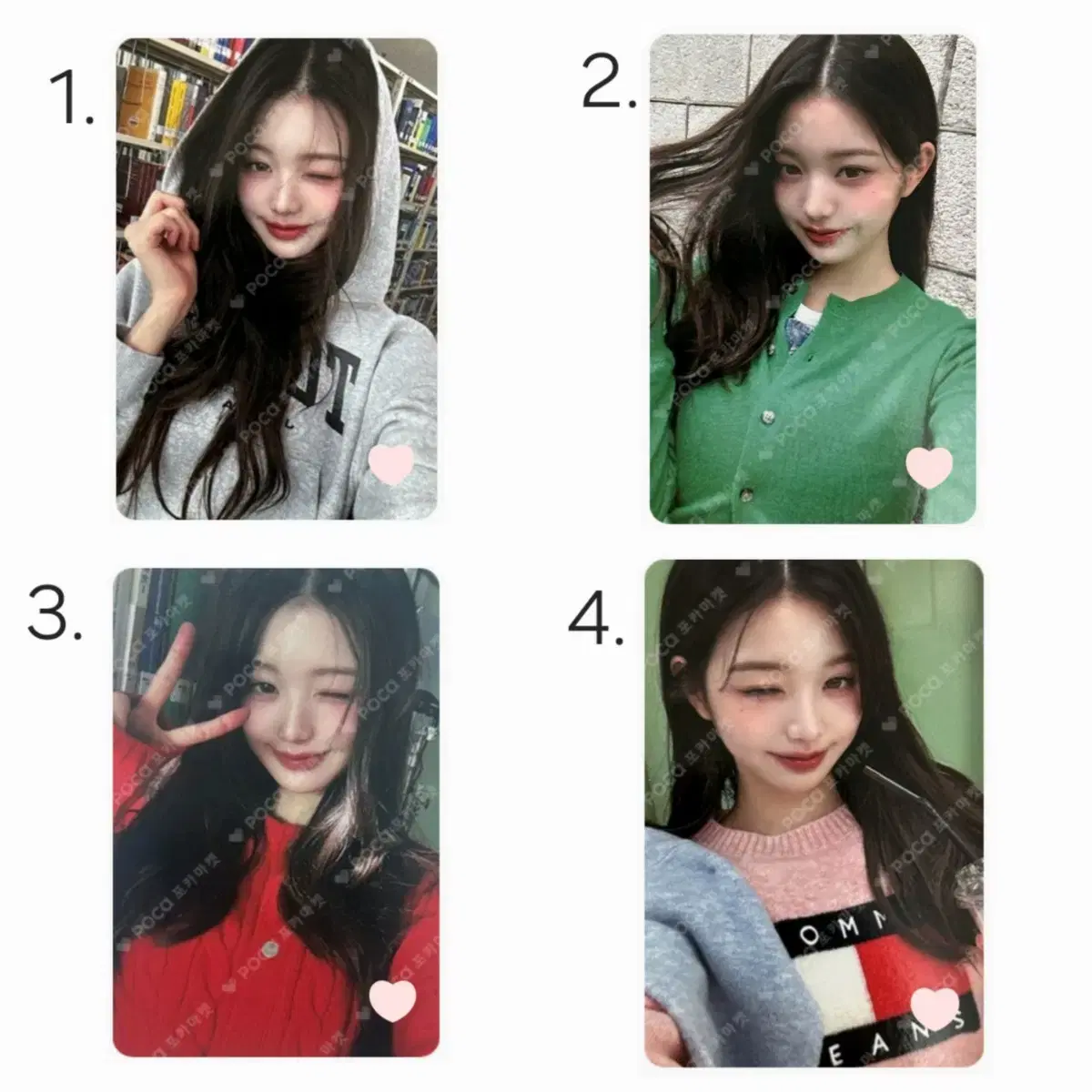 Ive jang wonyoung tamijins pre-order benefitsphotocard