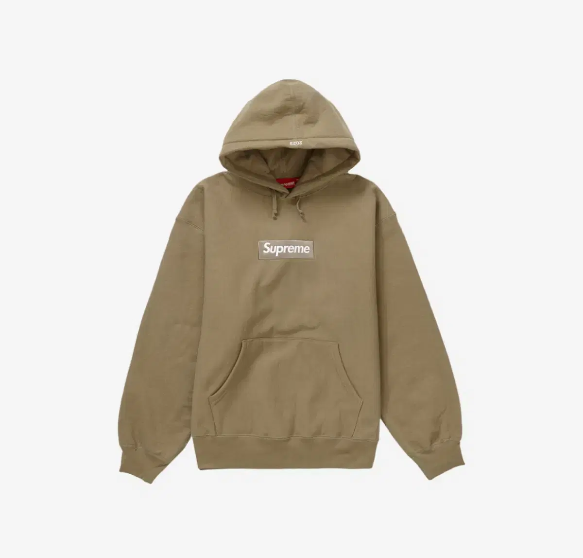 Supreme Box Logo Hoodie Darksand 23FW