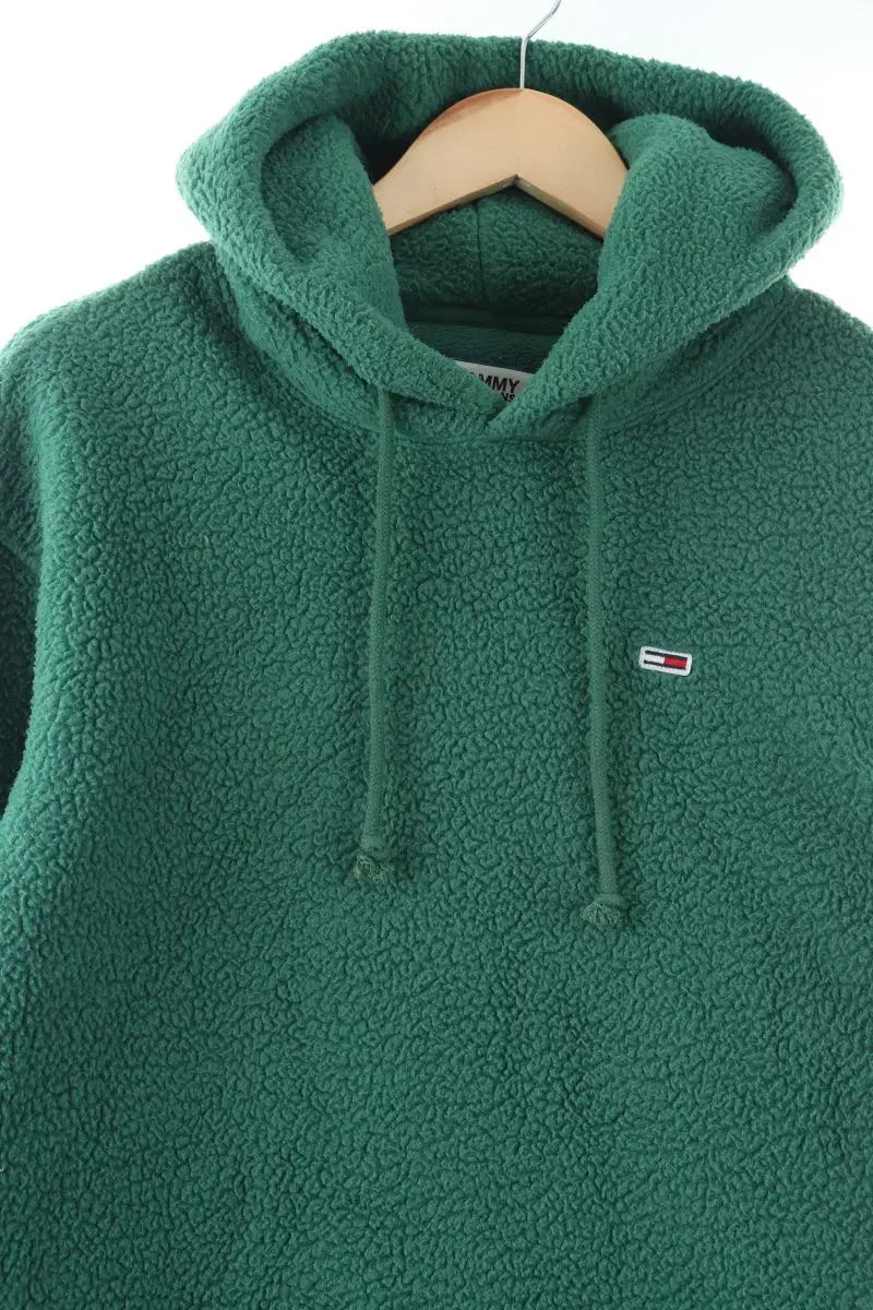 (M) Tommy Hilfiger Hoodie Green Fleece Hoodie-10411