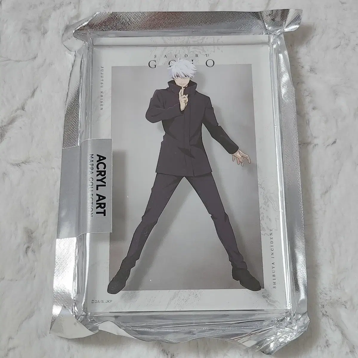 (unsealed)Zuu Spinning Gojo Satoru Shibuya Climax pop up acrylic block