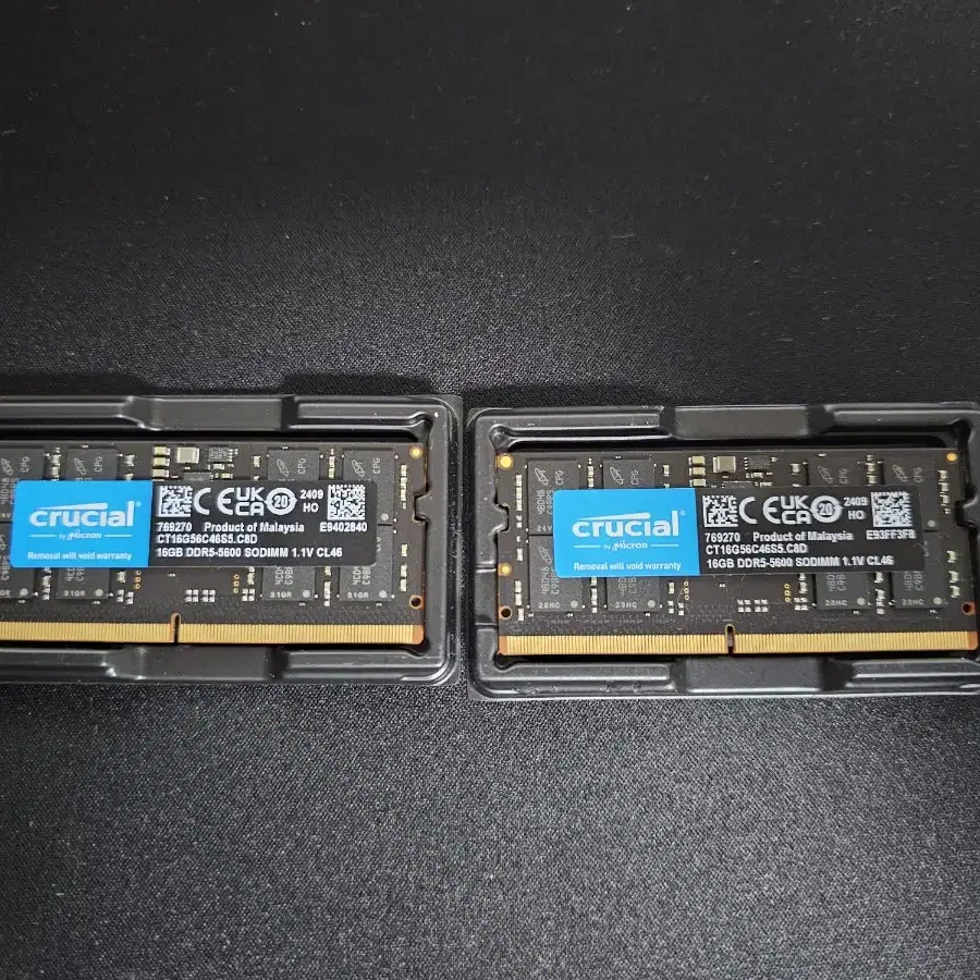 [택포] 마이크론 DDR5 5600 32GB(16x2) 노트북용 램