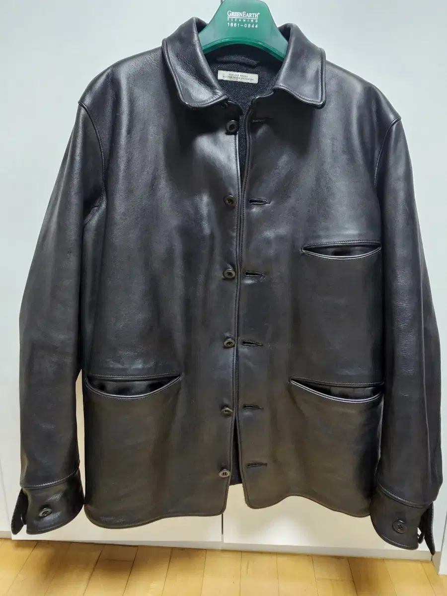 (42)Old Jo horsehide car coat (black) for sale.direct sales only