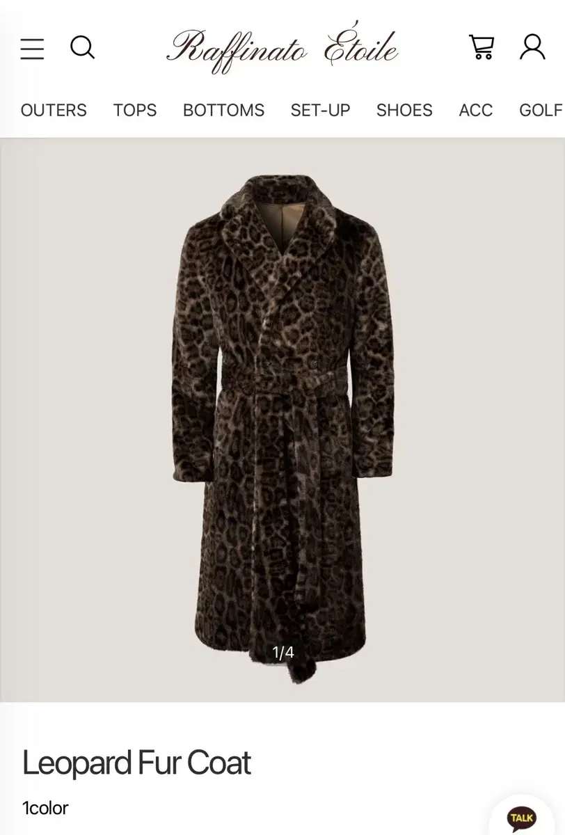 Raffinato Leopard Fur Coat