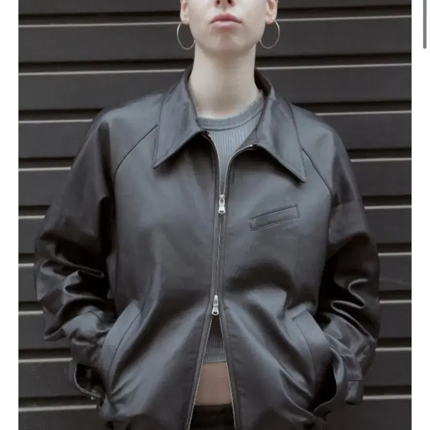 mudule Appendix leather blouson(A4) 3사이즈