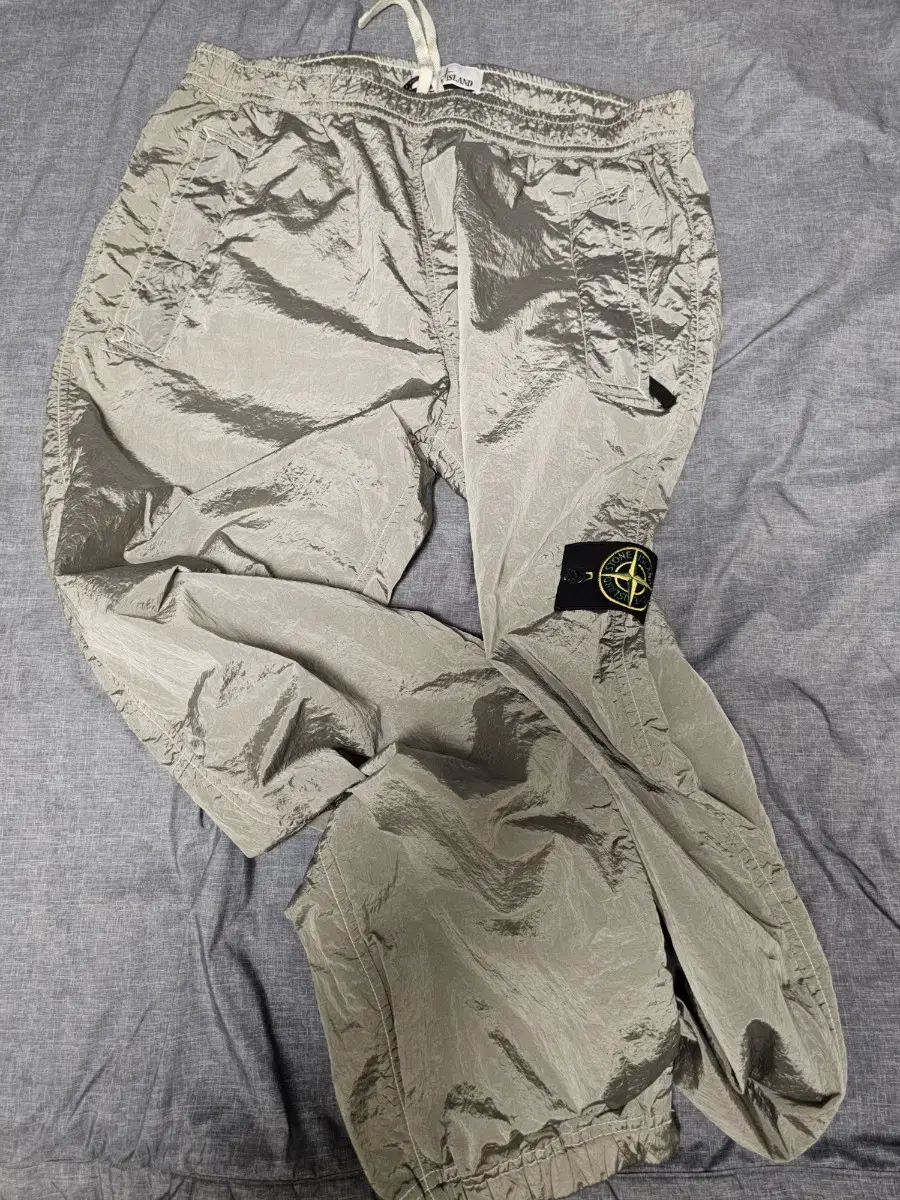 Stone Island Nylon Jogger Zipper Pants