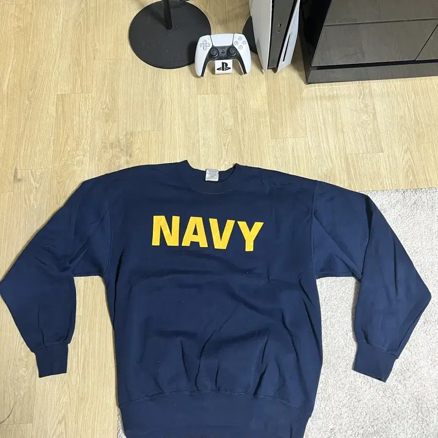 Navy 해군 빈티지 스웻 네이비 L 50/50 made in usa