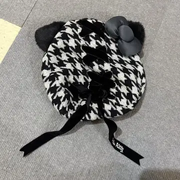 유니버셜 키티 베레모 USJ 머리띠